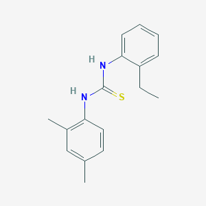 molecular formula C17H20N2S B12500119 1-(2,4-Dimethylphenyl)-3-(2-ethylphenyl)thiourea 