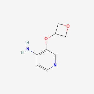 molecular formula C8H10N2O2 B12500177 3-(Oxetan-3-yloxy)pyridin-4-amine 