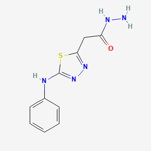 2-[5-(Phenylamino)-1,3,4-thiadiazol-2-yl]acetohydrazide