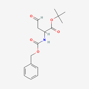 Tert-butyl 2-{[(benzyloxy)carbonyl]amino}-4-oxobutanoate