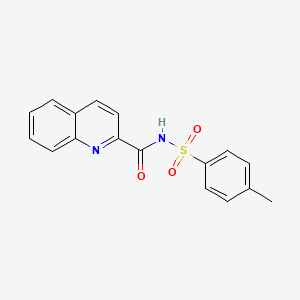 N-(4-Methylbenzenesulfonyl)quinoline-2-carboxamide