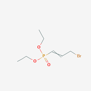 molecular formula C7H14BrO3P B12500356 Diethyl 3-bromoprop-1-en-1-ylphosphonate 