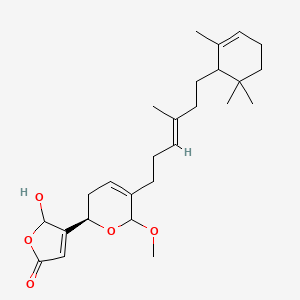 molecular formula C26H38O5 B1250037 Luffariolide H 
