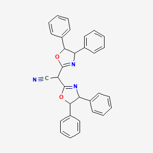 2,2-Bis(4,5-diphenyl-4,5-dihydro-1,3-oxazol-2-yl)acetonitrile