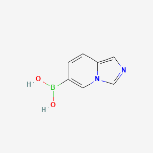 molecular formula C7H7BN2O2 B12500411 Imidazo[1,5-a]pyridin-6-ylboronic acid 