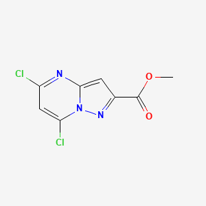 molecular formula C8H5Cl2N3O2 B12500414 Methyl 5,7-dichloropyrazolo[1,5-a]pyrimidine-2-carboxylate 