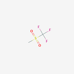molecular formula C2H3F3O2S B1250043 (Trifluoromethanesulfonyl)methane CAS No. 421-82-9