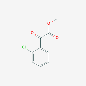 molecular formula C9H7ClO3 B1250044 Methyl 2-(2-chlorophenyl)-2-oxoacetate CAS No. 34966-49-9