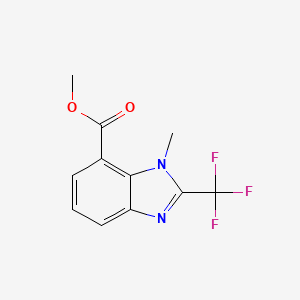 Methyl 1-methyl-2-(trifluoromethyl)-1H-benzo[d]imidazole-7-carboxylate