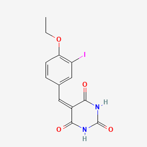 5-(4-ethoxy-3-iodobenzylidene)pyrimidine-2,4,6(1H,3H,5H)-trione