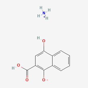 molecular formula C11H11NO4 B12500484 Ammonium 1,4-dihydroxy-2-naphthoate 