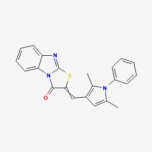 2-[(2,5-Dimethyl-1-phenylpyrrol-3-yl)methylidene]-[1,3]thiazolo[3,2-a]benzimidazol-1-one