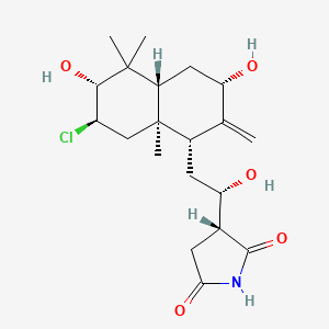 molecular formula C20H30ClNO5 B1250050 3beta-Hydroxylissoclimide 