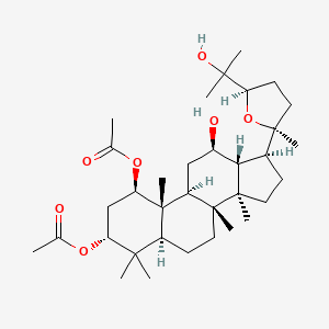 molecular formula C34H56O7 B1250052 1,3-Diacetyl-24-epi-polacandrin 