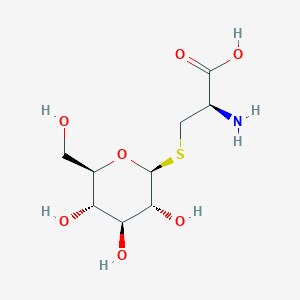 molecular formula C9H17NO7S B1250053 S-beta-D-glucosyl-L-cysteine 