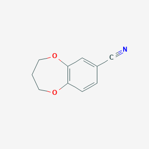 3,4-dihydro-2H-1,5-benzodioxepine-7-carbonitrile