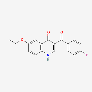 6-ethoxy-3-[(4-fluorophenyl)carbonyl]quinolin-4(1H)-one