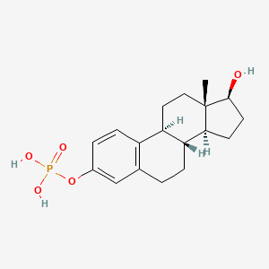 molecular formula C18H25O5P B1250059 Estradiol 3-phosphate CAS No. 13425-82-6