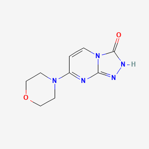 7-(morpholin-4-yl)[1,2,4]triazolo[4,3-a]pyrimidin-3(2H)-one