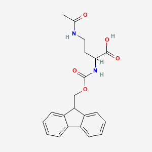 (R)-2-((((9H-Fluoren-9-yl)methoxy)carbonyl)amino)-4-acetamidobutanoic acid