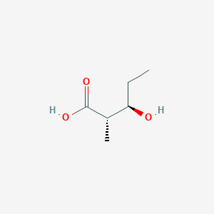 molecular formula C6H12O3 B1250062 (2S,3R)-3-hydroxy-2-methylpentanoic acid 