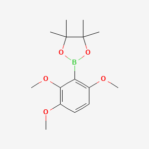 4,4,5,5-Tetramethyl-2-(2,3,6-trimethoxyphenyl)-1,3,2-dioxaborolane