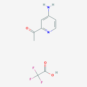 1-(4-Aminopyridin-2-yl)ethanone 2,2,2-trifluoroacetate