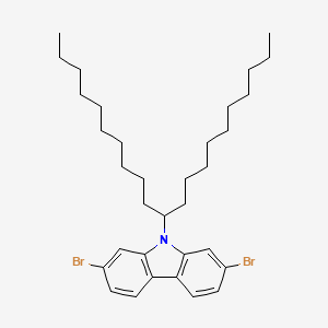 2,7-Dibromo-9-(henicosan-11-yl)-9H-carbazole