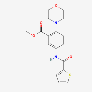 Methyl 2-(morpholin-4-yl)-5-(thiophene-2-amido)benzoate