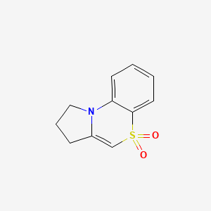 molecular formula C11H11NO2S B12500930 2,3-dihydro-1H-pyrrolo[2,1-c][1,4]benzothiazine 5,5-dioxide 