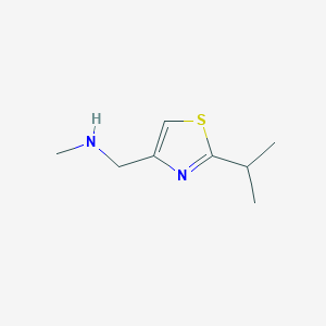 molecular formula C8H14N2S B125010 2-Isopropyl-4-(methylaminomethyl)thiazole CAS No. 154212-60-9