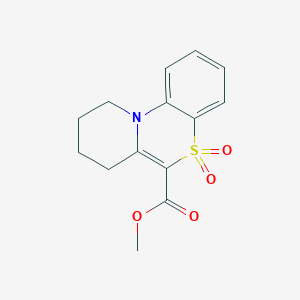 Methyl 7,8,9,10-tetrahydropyrido[2,1-c][1,4]benzothiazine-6-carboxylate 5,5-dioxide