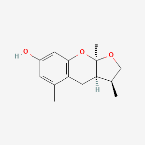 molecular formula C14H18O3 B1250113 Alboatrin 