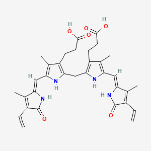 molecular formula C33H36N4O6 B1250115 Bilirubin IIIalpha 