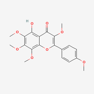 molecular formula C20H20O8 B1250116 5-羟基金盏花素 CAS No. 50439-46-8
