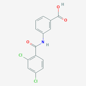 3-{[(2,4-Dichlorophenyl)carbonyl]amino}benzoic acid