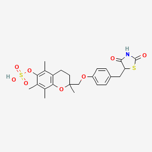 molecular formula C24H27NO8S2 B1250120 Unii-E6SH3NO0FM 