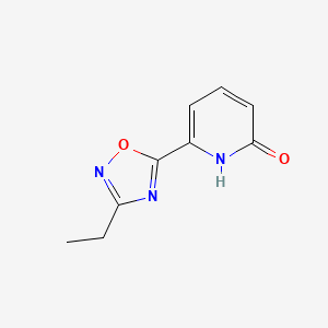 6-(3-ethyl-1,2,4-oxadiazol-5-yl)pyridin-2(1H)-one