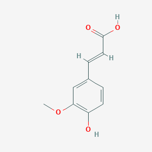molecular formula C10H10O4 B125013 Ferulic acid CAS No. 537-98-4