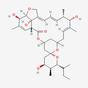 molecular formula C34H50O9 B1250141 Avermectin B2a aglycone 