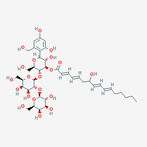 molecular formula C41H60O20 B1250153 Fusacandin B CAS No. 166407-34-7