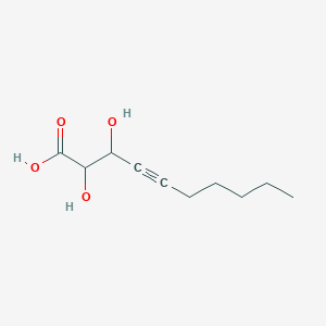 molecular formula C10H16O4 B1250158 2,3-二羟基癸-4-炔酸 