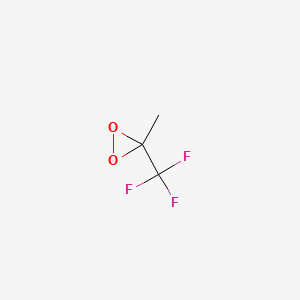 molecular formula C3H3F3O2 B1250162 Methyl(trifluoromethyl)dioxirane CAS No. 115464-59-0