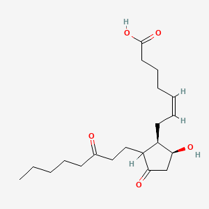 molecular formula C20H32O5 B1250167 13,14-Dihydro-15-keto prostaglandin D2 