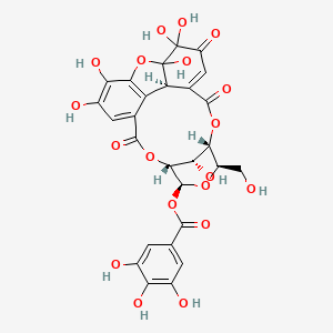 molecular formula C27H22O19 B1250169 Furosin 