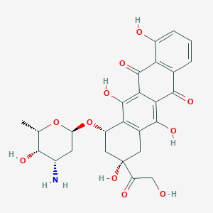 molecular formula C26H27NO11 B1250173 14-HydroxyCarminomycin 