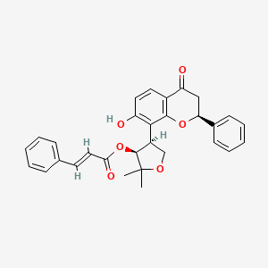 molecular formula C30H28O6 B1250178 (+)-Tephrorin B 