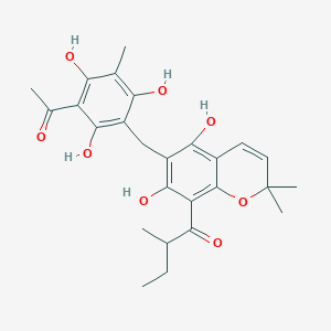 molecular formula C26H30O8 B1250179 Mallotophilippen B 
