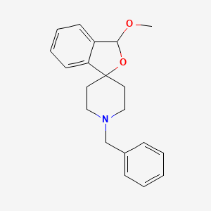 molecular formula C20H23NO2 B1250187 1'-Benzyl-3-methoxyspiro[isobenzofuran-1(3H),4'-piperidine] 