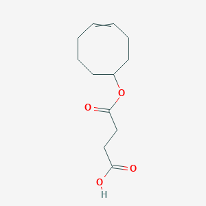 4-Cyclooct-4-en-1-yloxy-4-oxobutanoic acid